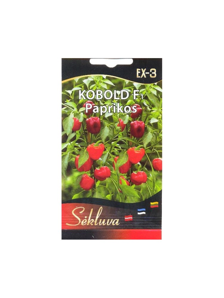 Paprika vienametė 'Kobold' H, 6 sėklos