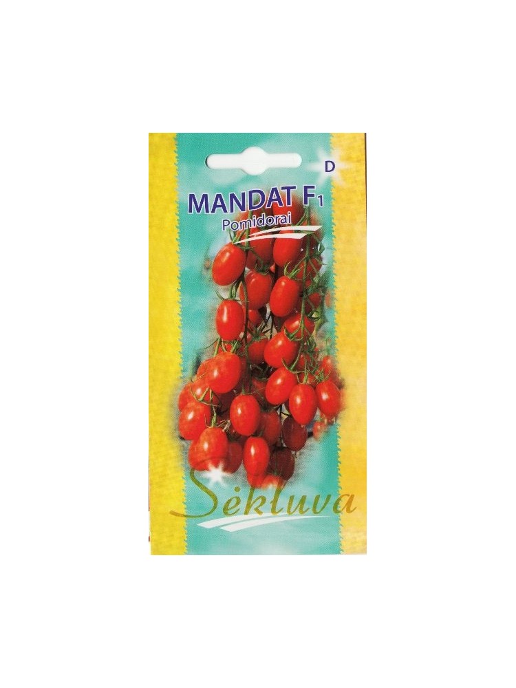 Pomidorai valgomieji 'Mandat' H, 8 sėklos