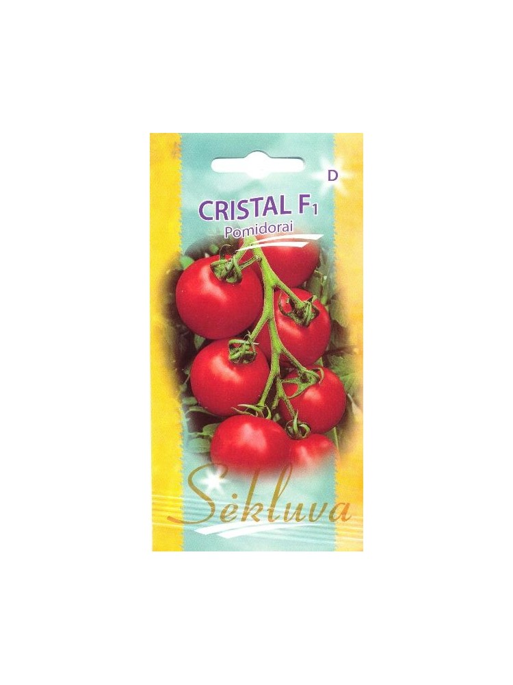 Pomidorai valgomieji 'Cristal' H,  8 sėklos