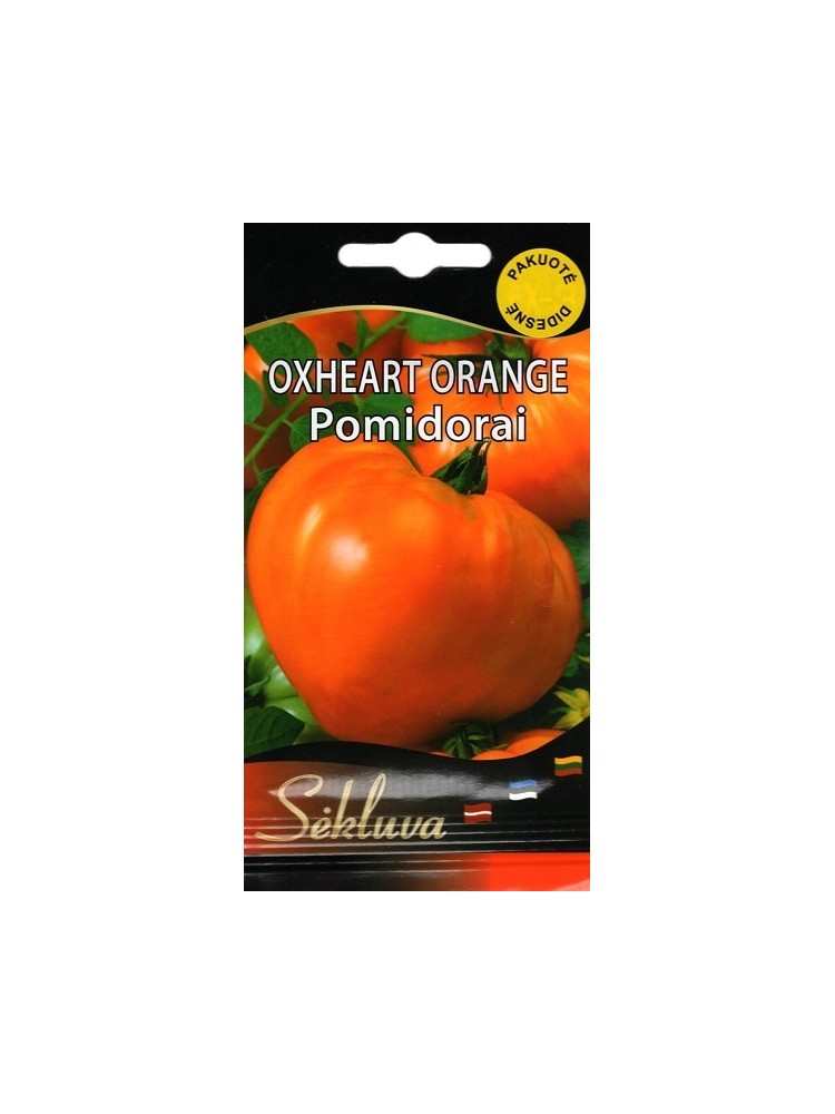 Pomidorai valgomieji 'Oxheart Orange' 3 g