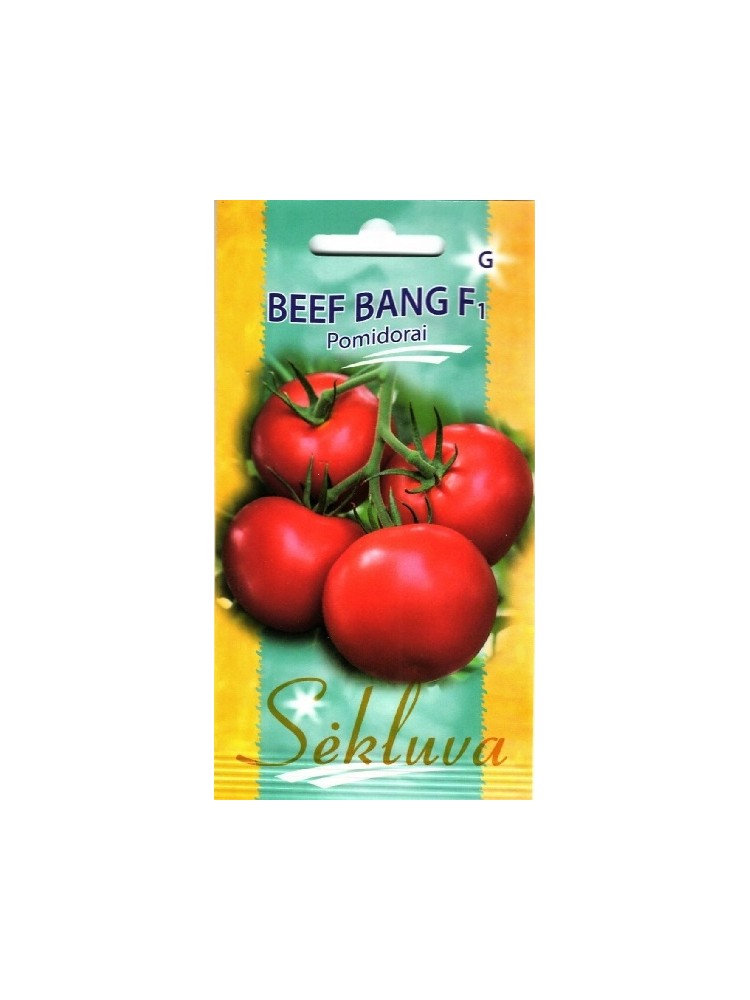Pomidorai valgomieji 'Beef Bang' H, 6 sėklos