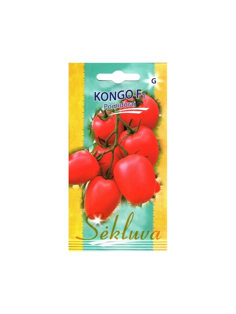 Pomidorai valgomieji 'Kongo' H, 10 sėklų