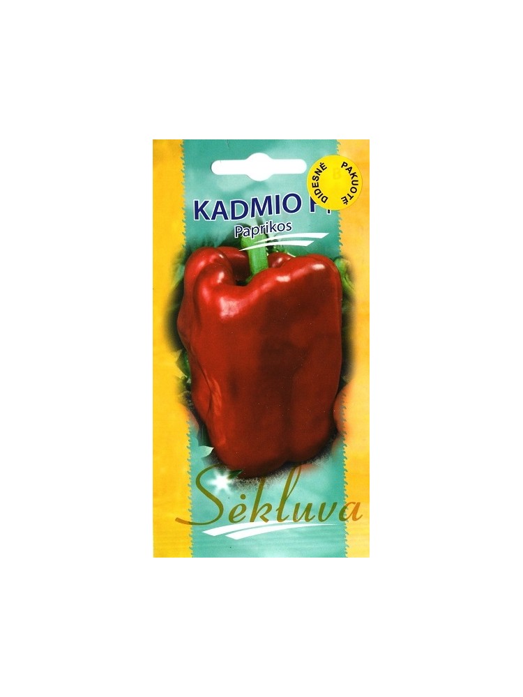 Paprika vienametė 'Kadmio' H, 100 sėklų