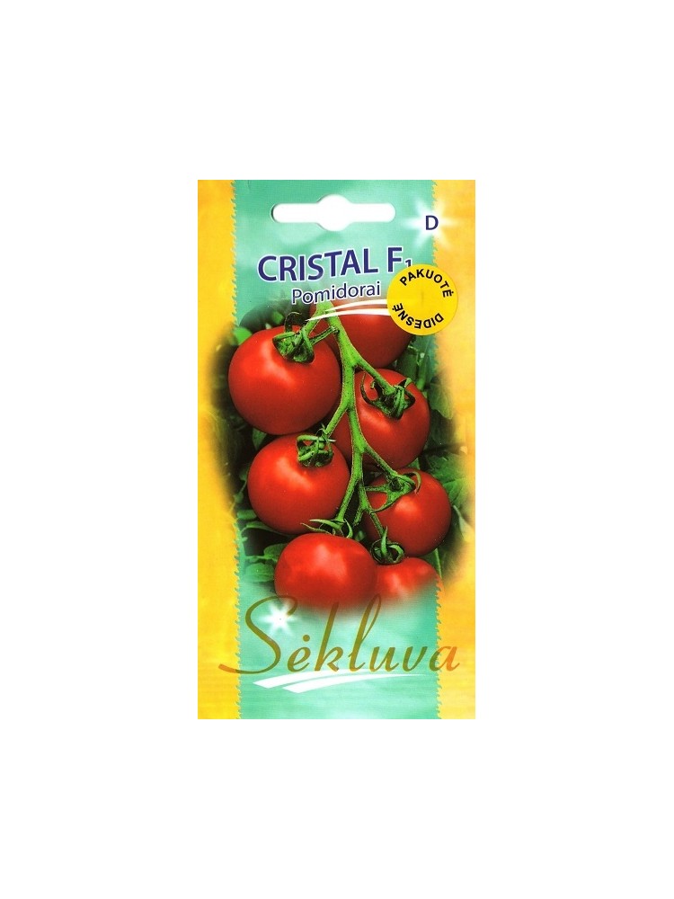 Pomidorai valgomieji 'Cristal' H, 100 sėklų