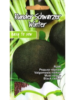 Ridikai valgomieji 'Runder schwarzer winter' 5 g