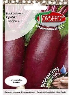 Burokėliai raudonieji 'Opolski' 5 m/100 sėklų juostoje
