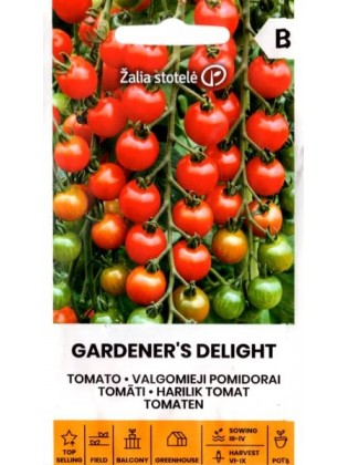 Pomidorai valgomieji 'Gardener's Delight' 0,1 g