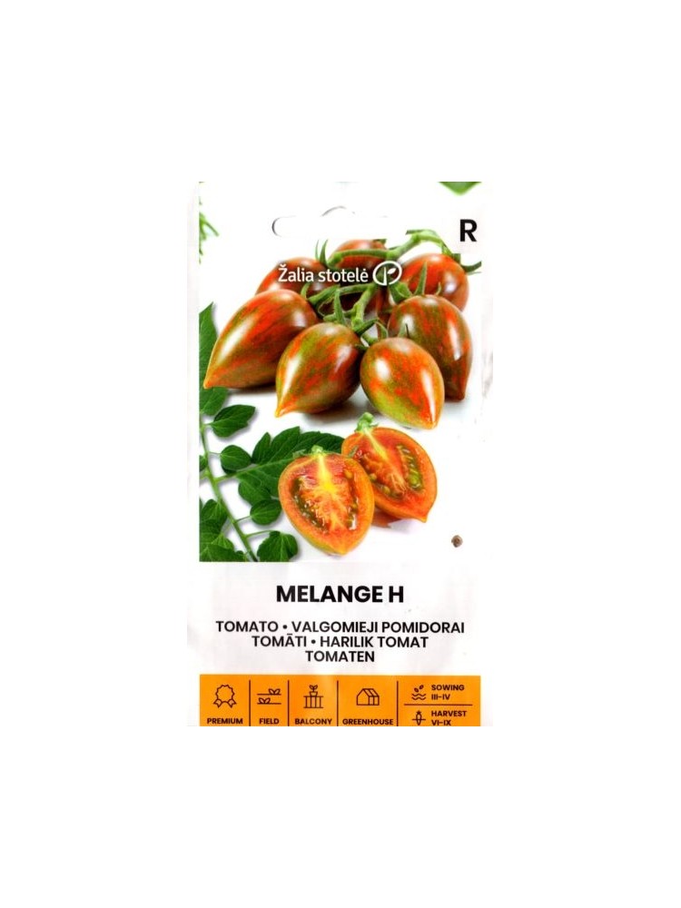 Pomidorai valgomieji 'Melange' H, 5 sėklos