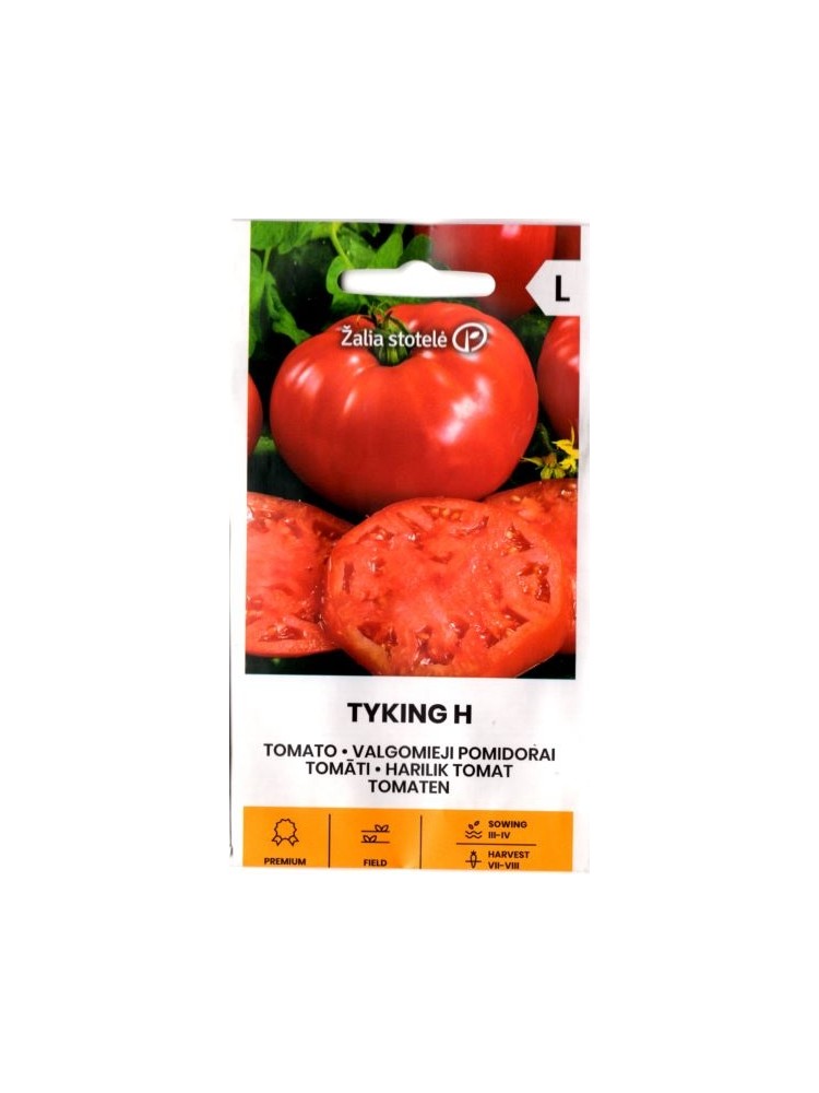 Pomidorai valgomieji 'Tyking' H, 15 sėklų