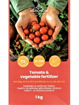 Pomidorų ir daržovių trąšos 1 kg