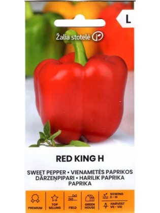 Sweet pepper 'Red King' H, 10 seeds
