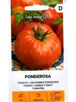 Pomidorai valgomieji 'Ponderosa' 0,1 g