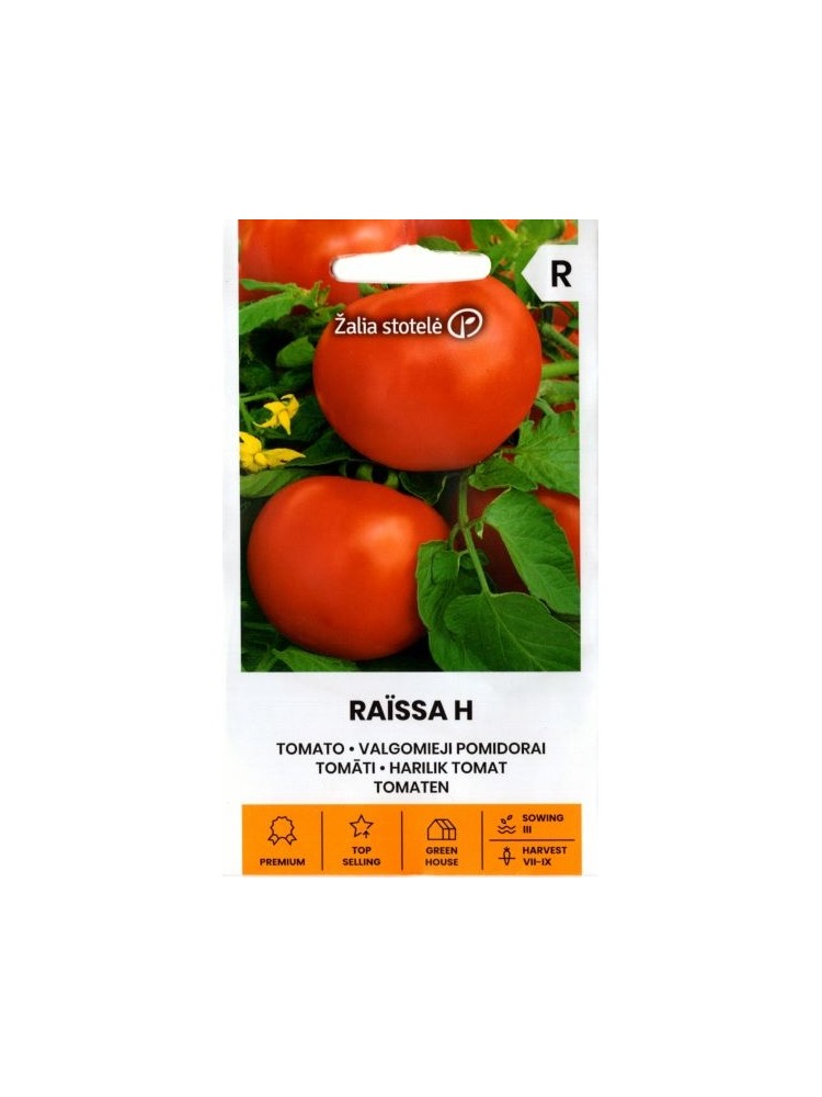 Pomidorai valgomieji 'Raissa' H,  10 sėklų