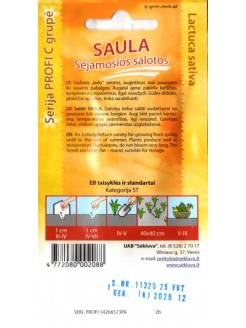 Salotos sėjamosios 'Saula' 25 sėklos