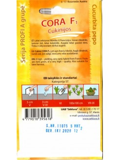Cukinija 'Cora' H, 5 sėklos