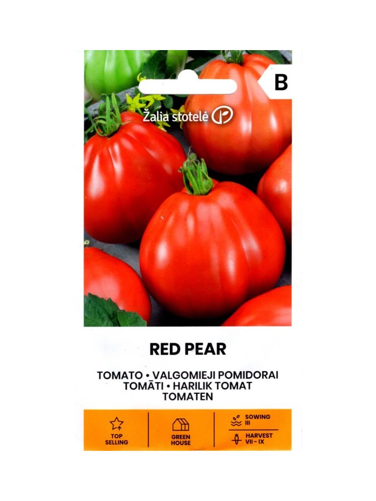 Pomidorai valgomieji 'Red Pear' 0,2 g