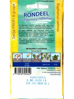 Ridikėliai valgomieji 'Rondeel' 3 g