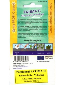 Pomidorai valgomieji 'Fatima' H, 100 sėklų
