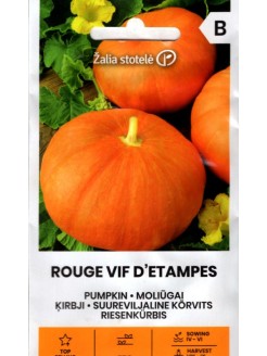 Moliūgai didieji 'Rouge Vif D'Etampes' 2 g