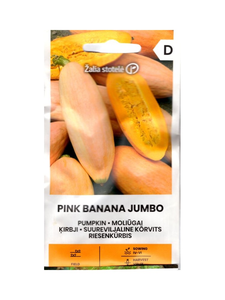 Moliūgai didieji 'Pink banana jumbo'