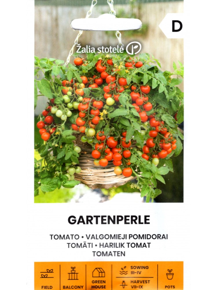 Pomidorai valgomieji 'Gartenperle' 0,1 g