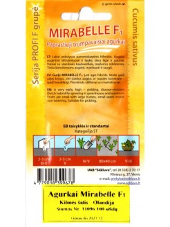 Agurkai 'Mirabelle' H, 100 sėklų