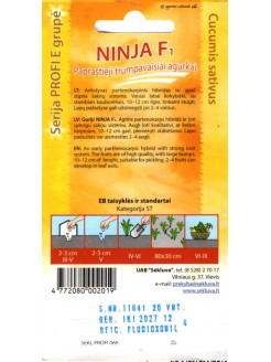 Agurkai 'Ninja' H, 20 sėklų