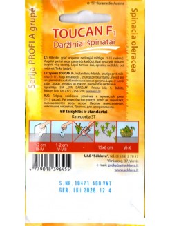 Špinatai 'Toucan' H, 400 sėklų