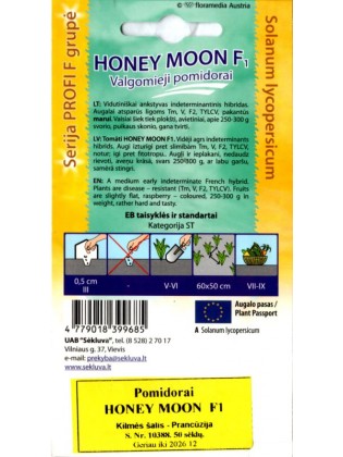 Pomidorai valgomieji 'Honey Moon' H,  50 sėklų
