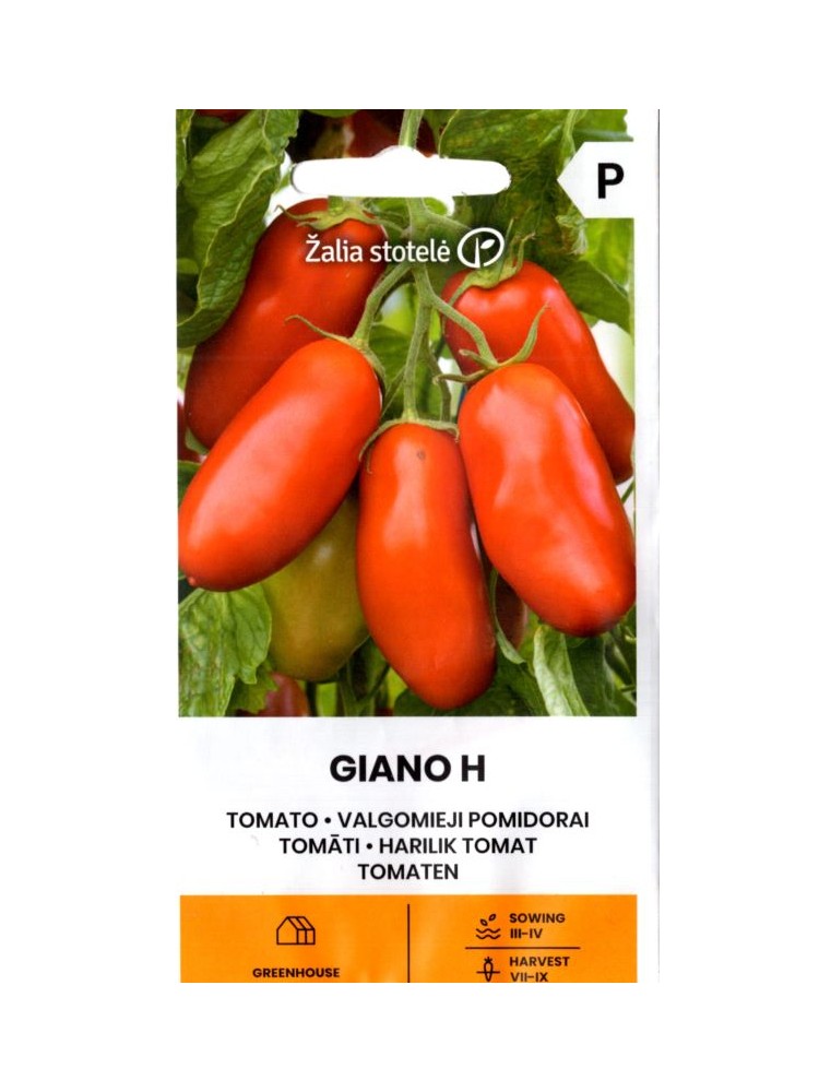 Pomidorai 'Giano' H, 10 sėklų