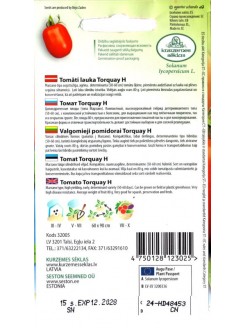 Pomidorai 'Torquay' H, 15 sėklų