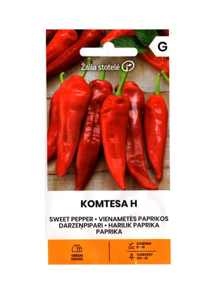 Paprikos 'Komtesa' H, 0,1 g